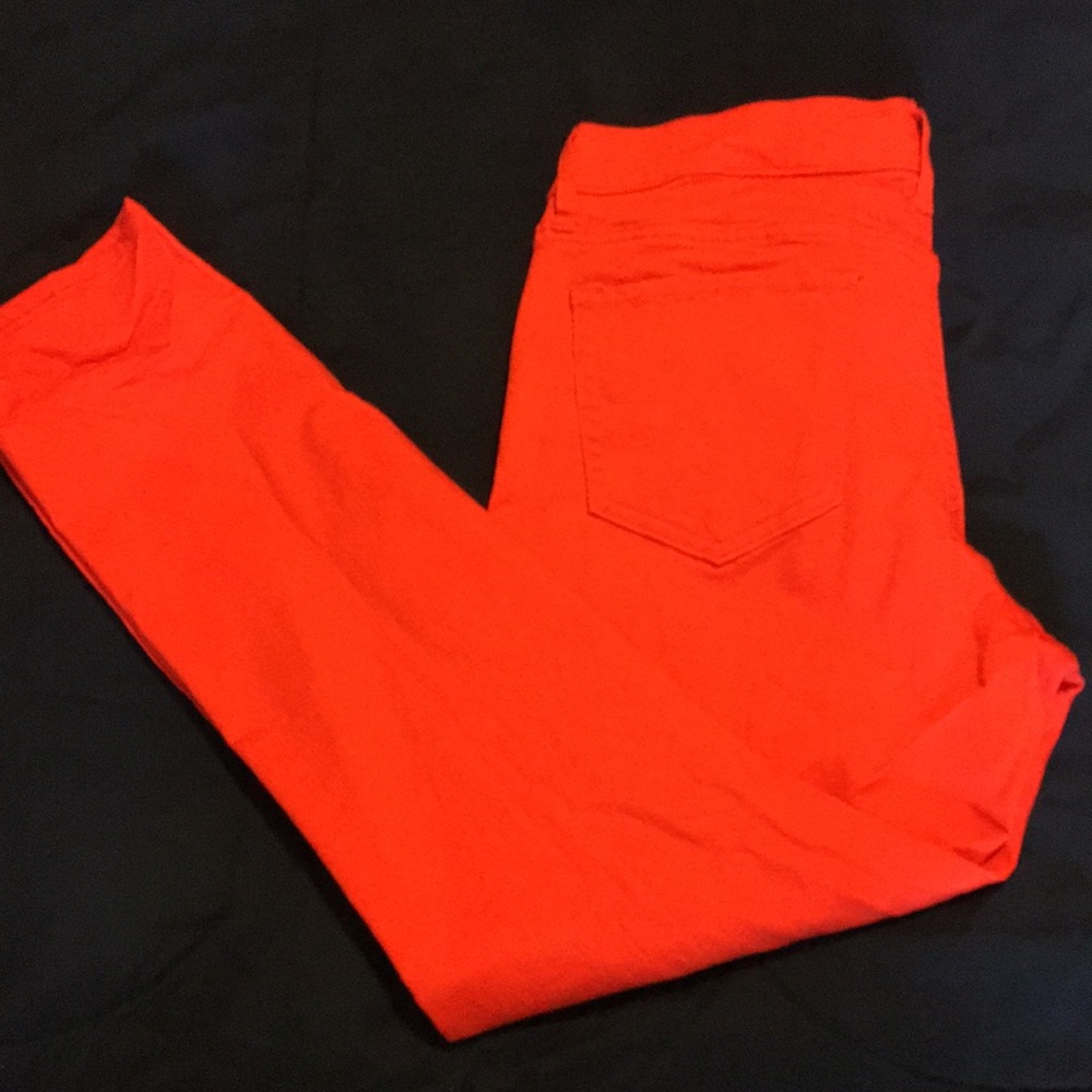 Old Navy RockStar Jeans (Bright Orange/Red color)